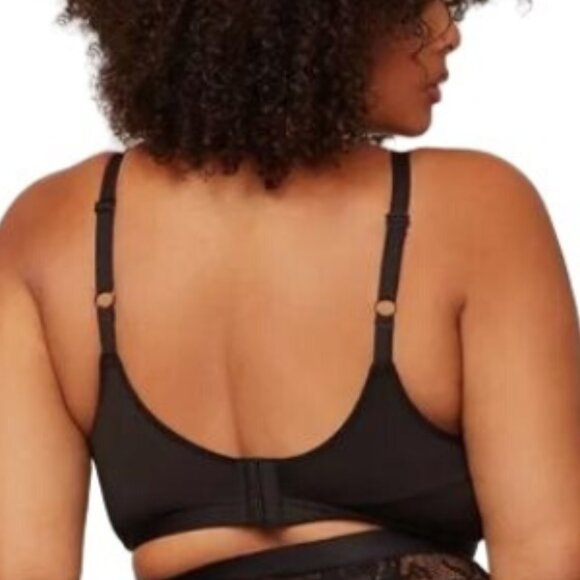 Fantasy Lingerie Monique Cage Sexy Is For Every Body Bra Black Plus Size 1X/2X - Picture 4 of 14